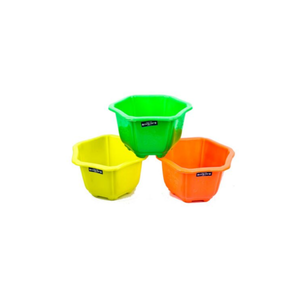 Lucky Star - Pot Bunga Segi 6 - Image 2