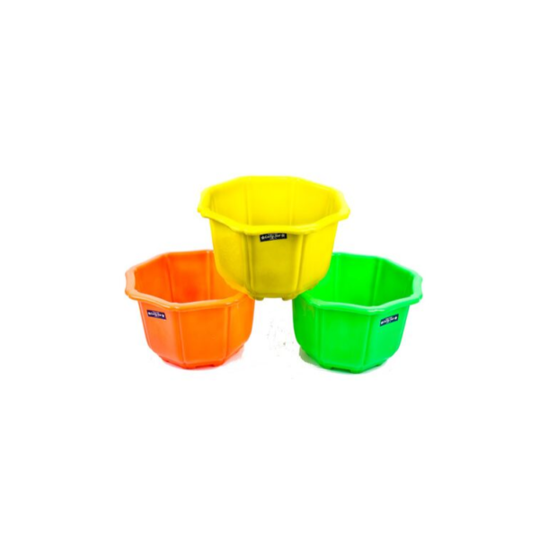 Lucky Star - Pot Bunga Segi 8 - Image 2