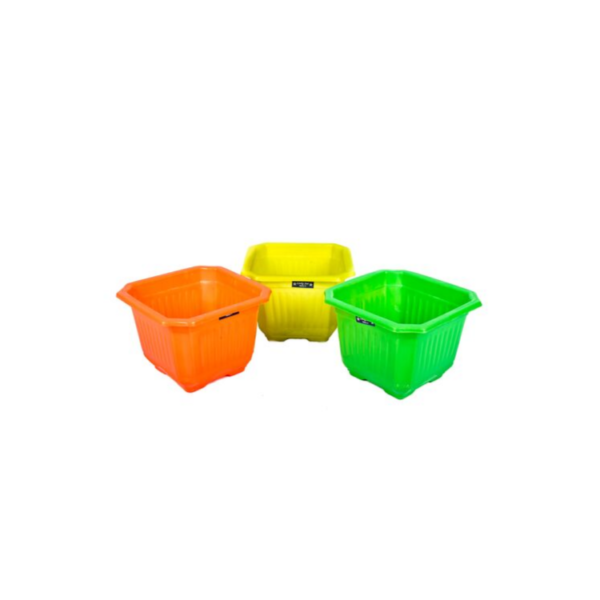 Lucky Star - Pot Bunga Segi - Image 2