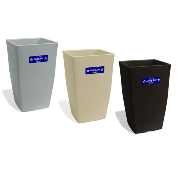 Lucky Star - Pot Bunga Segi Minimalis Japan - Image 2