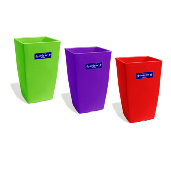 Lucky Star - Pot Bunga Segi Minimalis Japan - Image 3