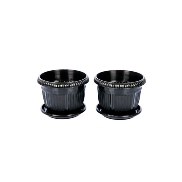 Lucky Star - Pot Bunga Classic + Tatakan - Image 3