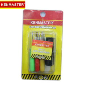 Kenmaster 6 Pcs Obeng Mini Blister Set