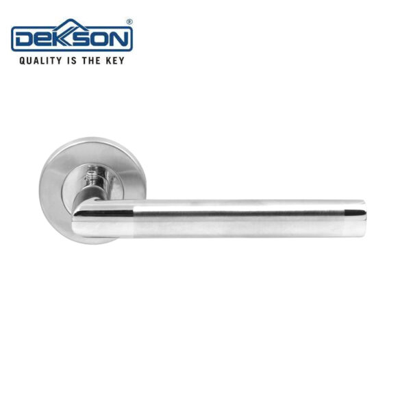 Dekkson Lever Handle Solid Rose LHTR 0019 SSS+PSS