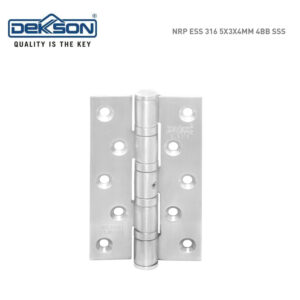 Dekkson Hi-grade Hinge NRP ESS 316 5x3x4MM 4BB SSS