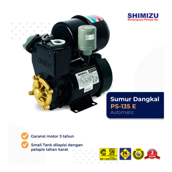 Shimizu Pompa Otomatis Harga Ekonomis PS-135 E