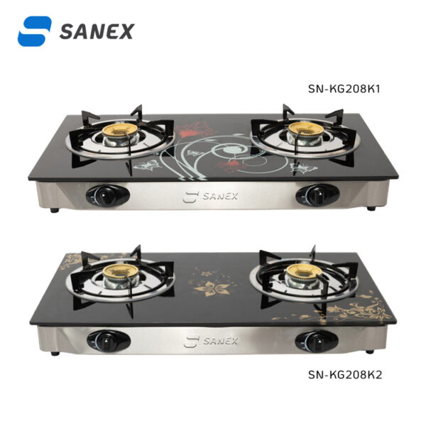 Sanex Kompor Kaca 2 Tungku SN-KG208 K1/K2